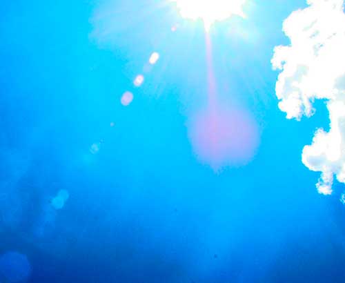 sun glare
